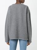 raw edge jumper