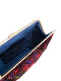 paisley embroidery clutch bag