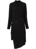 silk asymmetric dress