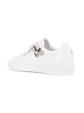 snakeskin print sneakers