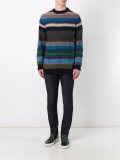 striped crew neck jumper
