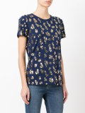 sequin leopard print T-shirt 