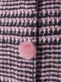 pom pom detail coat