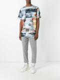 stylised print T-shirt