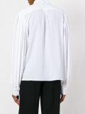 tie-neck shirt 