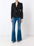 lace-up detailed blazer
