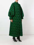 jacquard long coat