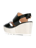 platform sling-back sandals