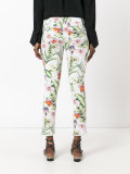 floral skinny trousers