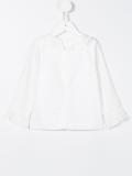 ruffled blouse
