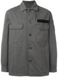 single breasted military jacket