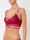 strappy lace bra