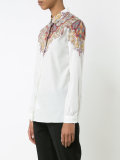 shoulders print shirt