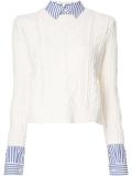 detachable collar jumper