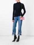 lion head stud crossbody bag 
