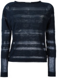 striped fitted jumper