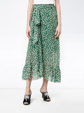 Capella Mesh floral print skirt 
