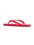 branded sole flip flops