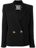 double breasted fitted jacket