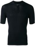 ribbed henley T-shirt