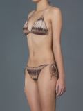 tie-dye triangle bikini set