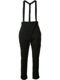 brace cropped trousers
