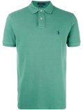 logo embroidered polo shirt