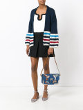 embroidered birds shoulder bag