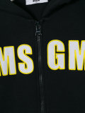 logo print hoodie 