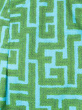 Labyrinth print dress