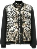 leopard print bomber jacket
