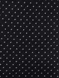 polka dot embroidered tie  