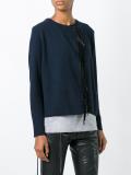 fringed detail jacket 
