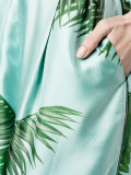 palm leaf print pyjama trousers