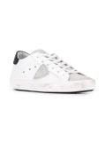 contrast ankle panel sneakers