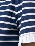 striped mini T-shirt dress