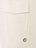 mid-length lace up skirt