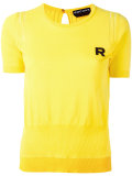 embroidered R jumper 