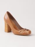 chunky heel pumps