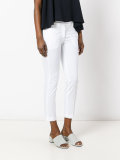 cropped skinny trousers