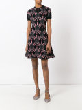 heart and dagger print dress
