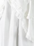 ruffle detail dress