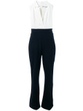 contrast tailored jumpsuit