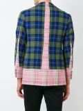 checked blazer