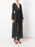 polka dot maxi dress