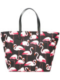 flamingos tote bag