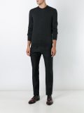 crew neck polo shirt