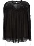 cherry guipure blouse