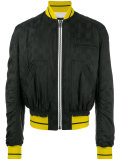 zipped bomber jacket 
