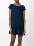 asymmetric hem mini skirt
